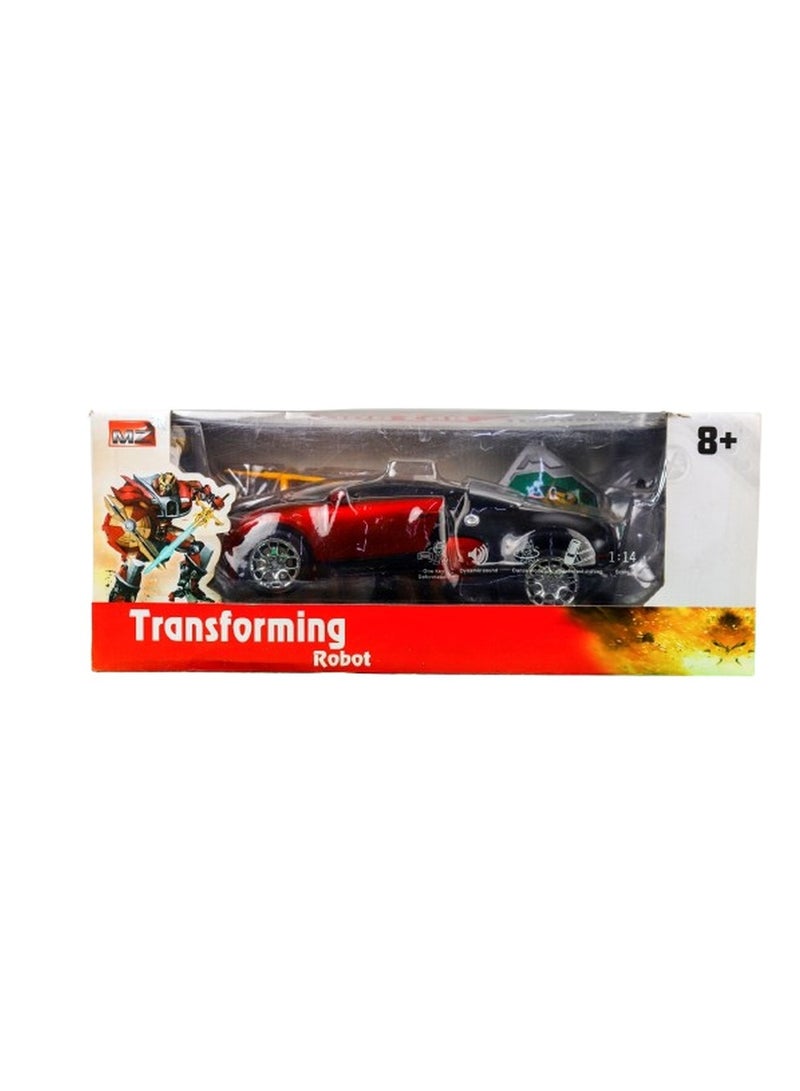 Bugatti Chiron Transforming Car Robot with Remote Control - 2315P  - Image 2