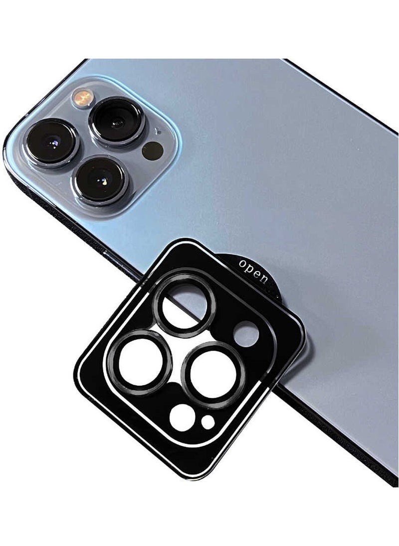Apple iPhone 16 Pro Max Compatible Cl-18 Camera Lens Protector-Dark Gray