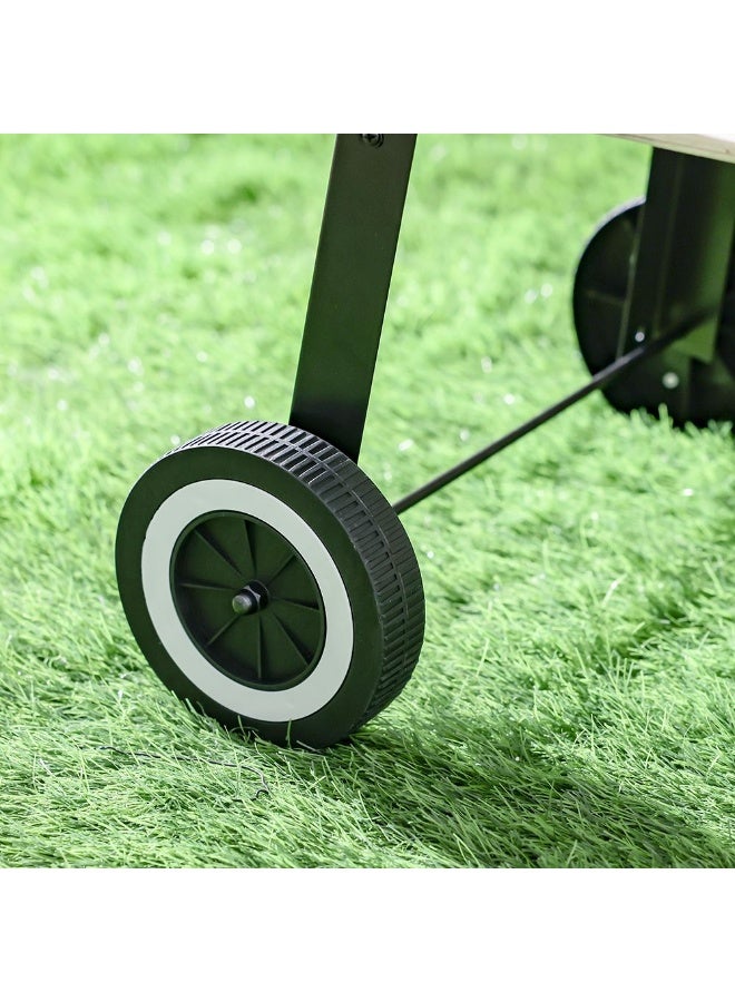 DANUBE HOME Inferno Portable Charcoal Grill BBQ - Large Metal Outdoor Grill for Camping & Garden - Size: 103 x 45 x 87 cm - Ideal for DIY BBQ Adventures - Image 5