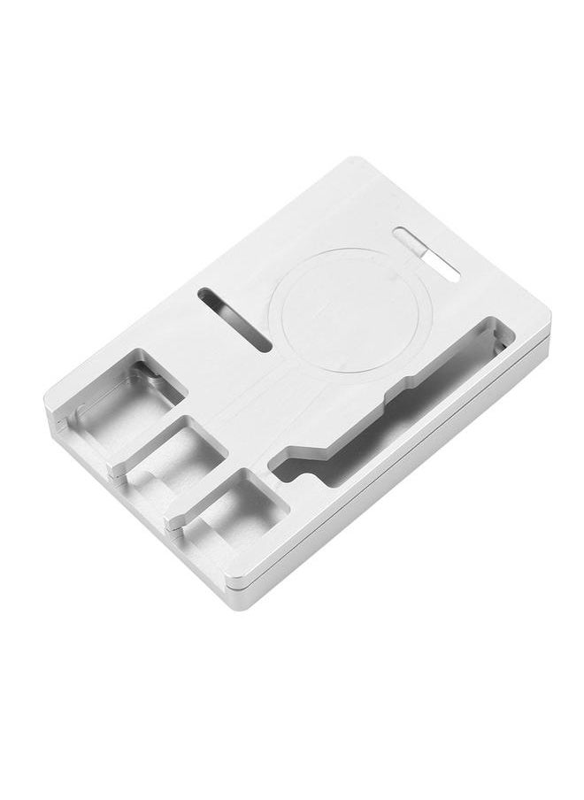 Thoraya High Precision Aluminium Shell Case for Raspberry Pi CNC 3B+ with Fast Heat Dissipation -Silver  - Image 3