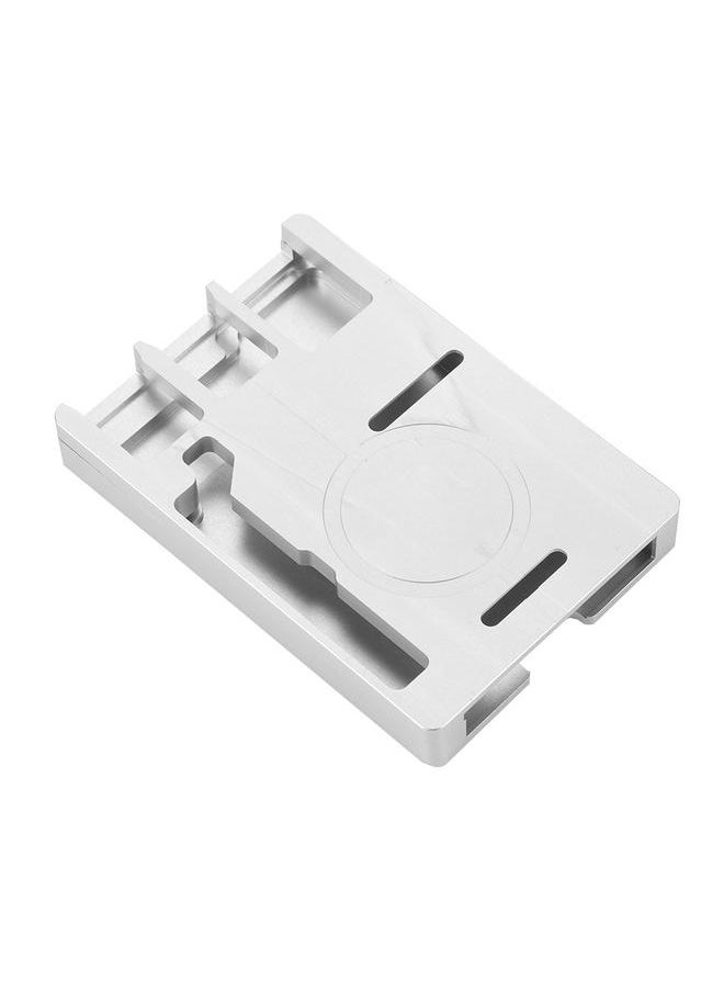 Thoraya High Precision Aluminium Shell Case for Raspberry Pi CNC 3B+ with Fast Heat Dissipation -Silver  - Image 4