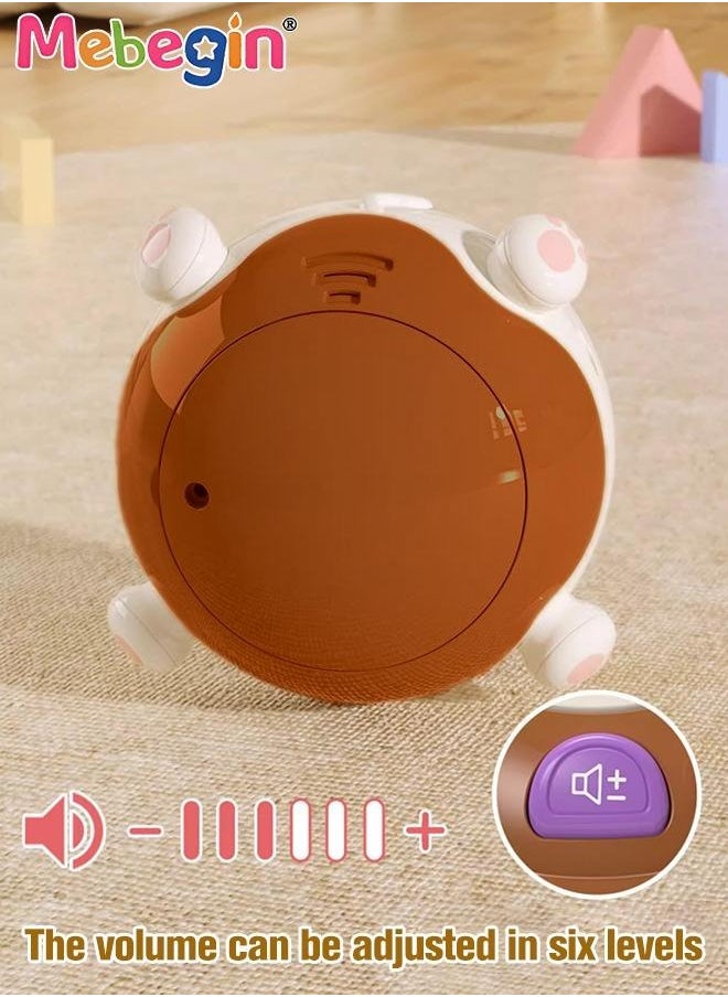 MEBEGIN - Mutifunctional Music Hand Drum Tumbler, Cartoon Tumbler with rich Songs, Safe Musical Educational Learning Toy, Volume Adjustable, Nice Gift for Baby Early Development, 11.5*12cm - Image 1