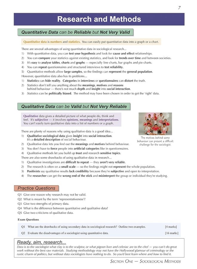 null - Coordination Group Publications Ltd (CGP) A-Level Sociology: AQA Year 1 & AS Complete Revision & Practice - Image 1