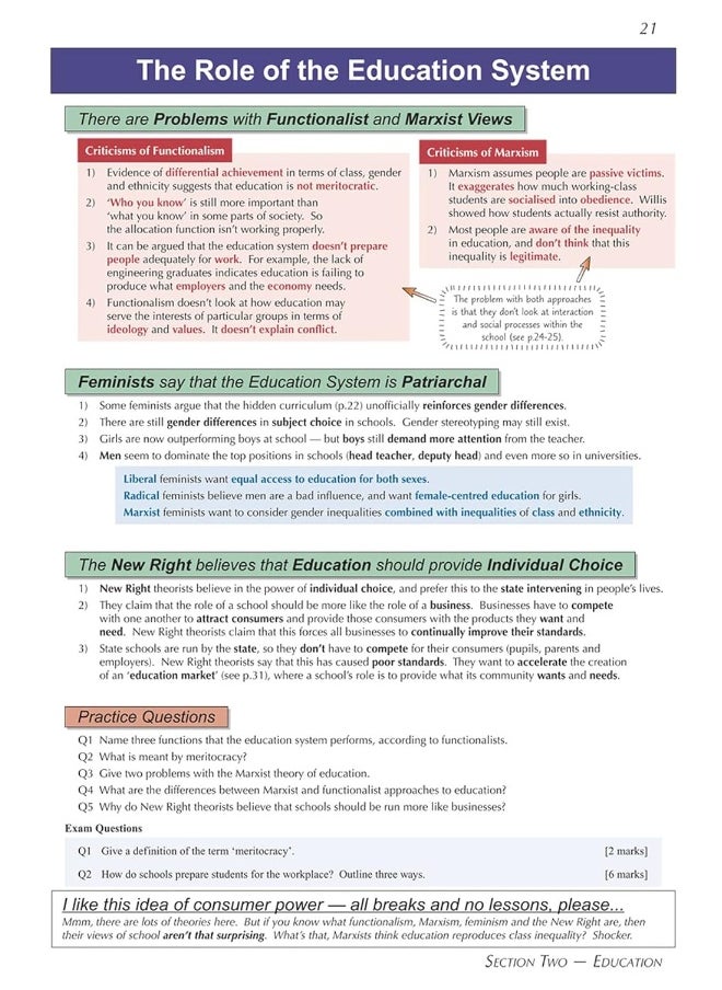 null - Coordination Group Publications Ltd (CGP) A-Level Sociology: AQA Year 1 & AS Complete Revision & Practice - Image 1