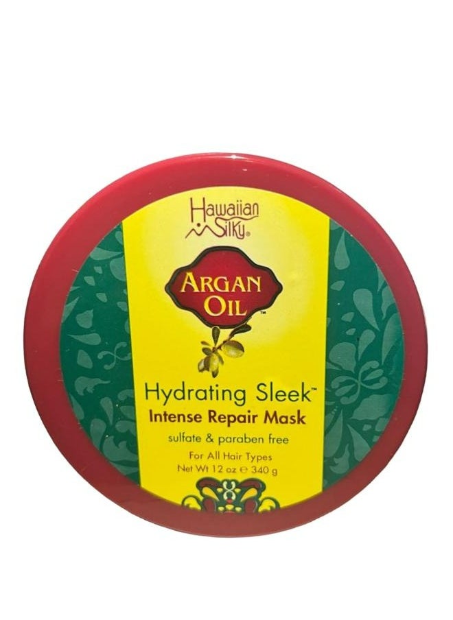 Hawaiian Silky Argan Oil Hydrating Sleek Intense Repair Mask 340 g  - Image 1