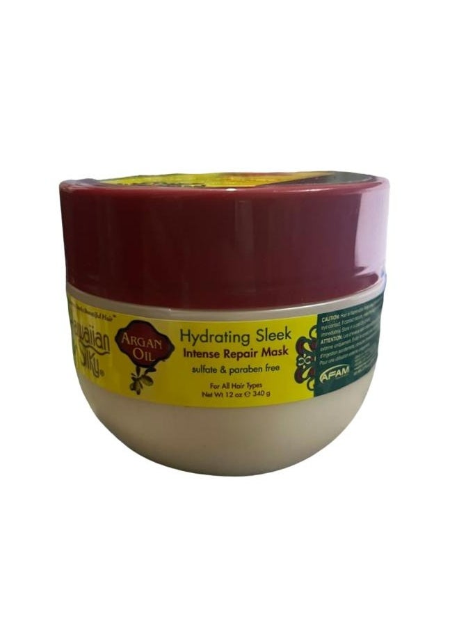 Hawaiian Silky Argan Oil Hydrating Sleek Intense Repair Mask 340 g  - Image 2