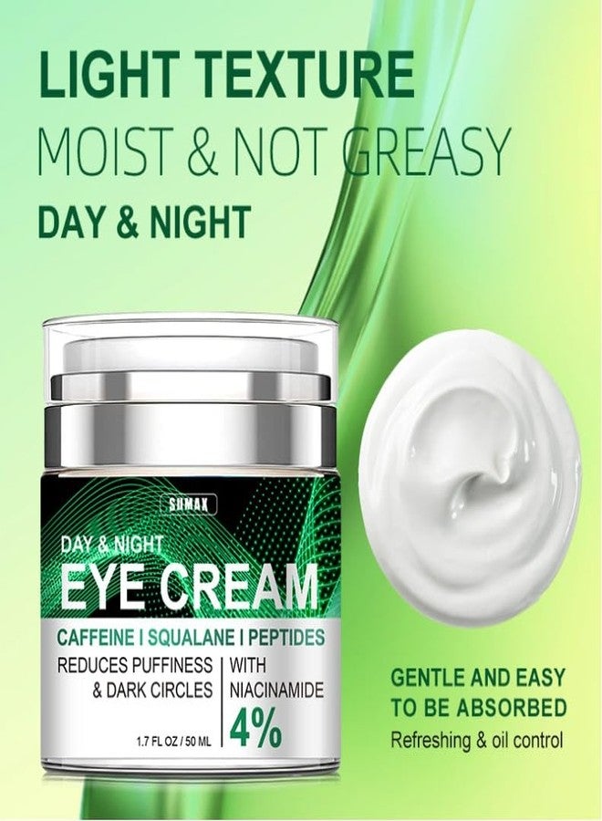 gcdat Caffeine Eye Cream with Squalane & Peptide Collagen for Puffiness, Dark Circles, Bags Under Eyes, Daily Anti-Wrinkle Cream, Tightening, Eye Lift Treatment For Women & Men - Image 5