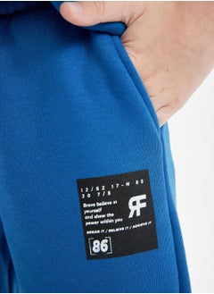DeFacto Woven Label Detailed Elasticated Cuffed Jogger School Pants With Pockets  - Image 3