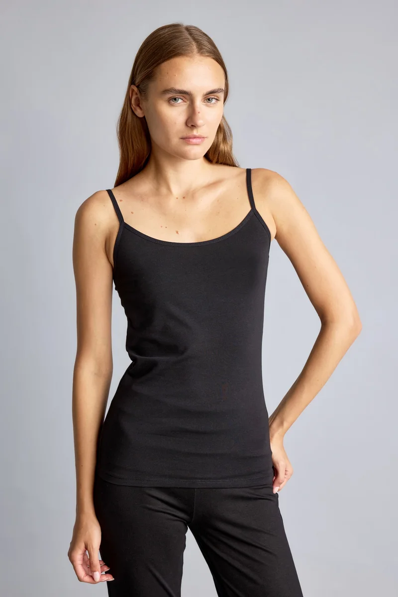 ديفاكتو Regular Fit Cotton Tank Top
