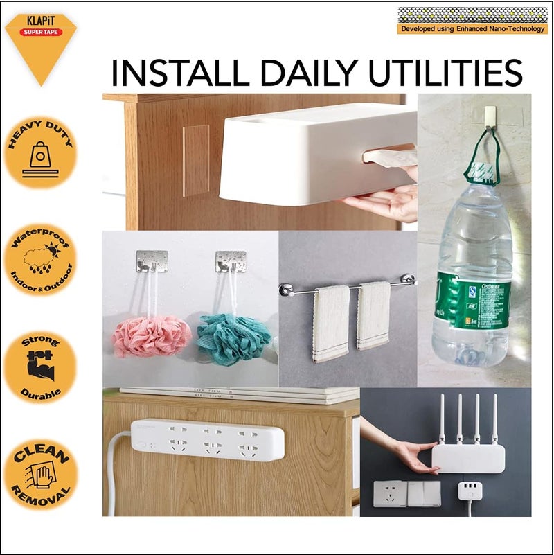 KLAPiT Super Tape - Heavy Duty Double Sided Mounting Tape - Image 4