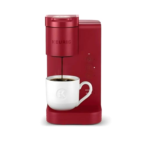 Keurig K-Express Essentials Single Serve K-Cup Pod Coffee Maker with 45oz Reservoir Fast Brewing Back-to-Back Cups and Energy Efficient (Red) - Image 1