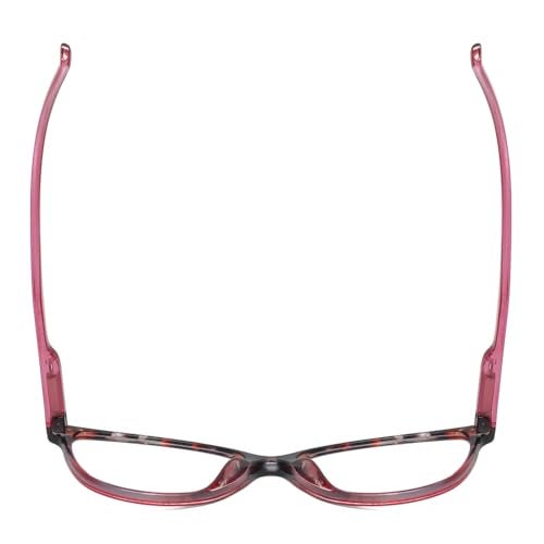 Calabria MDR8004 Womens Cat Eye Reading Glasses +0.75 Pink Crystal Tortoise Trendy Designer Ladies Readers Cateye Eyeglasses - Image 5