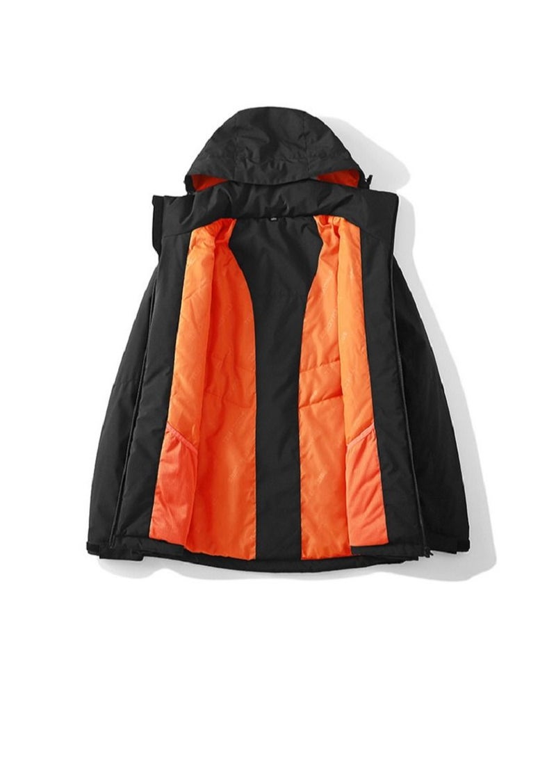 Loquat - Outdoor Windproof And Waterproof Contrast Overcoat - Image 1