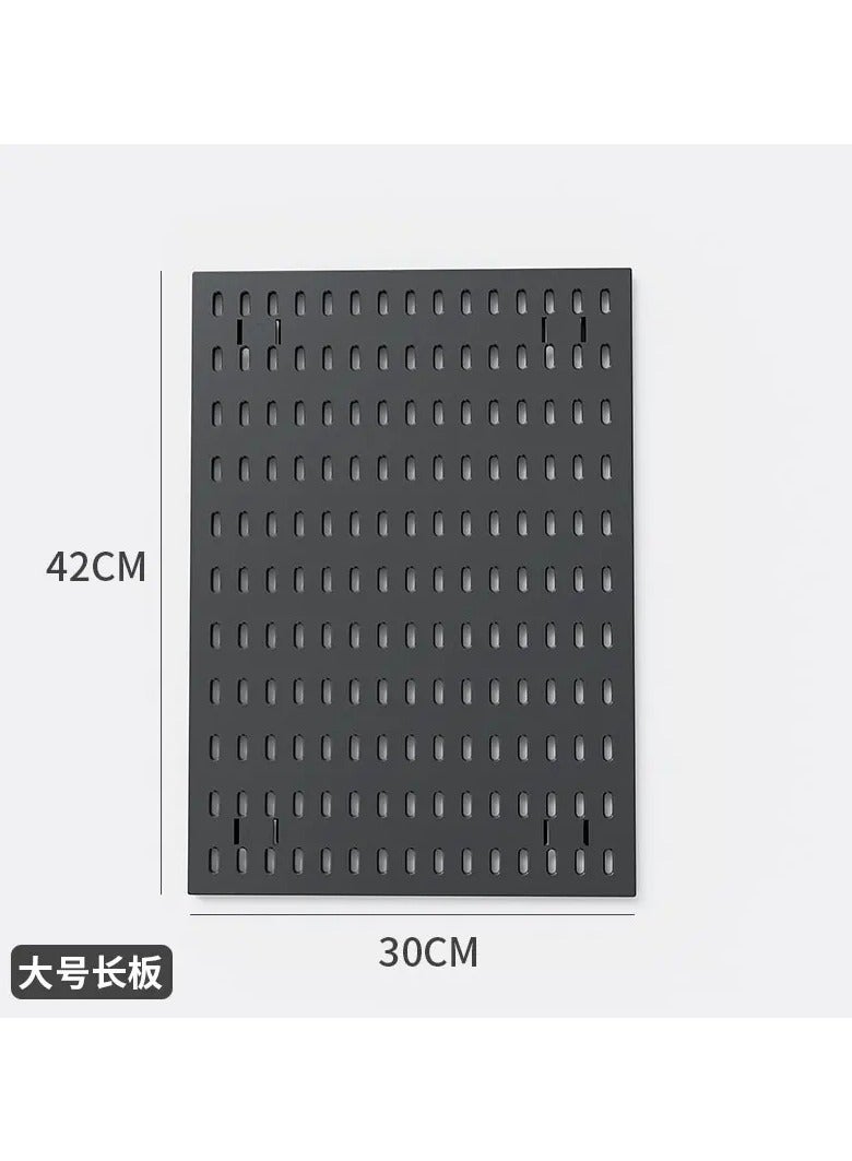 AROAQ Wall Hanging Perforated Pegboard Storage Kit, DIY Layout Pegboard Accessories - Image 1
