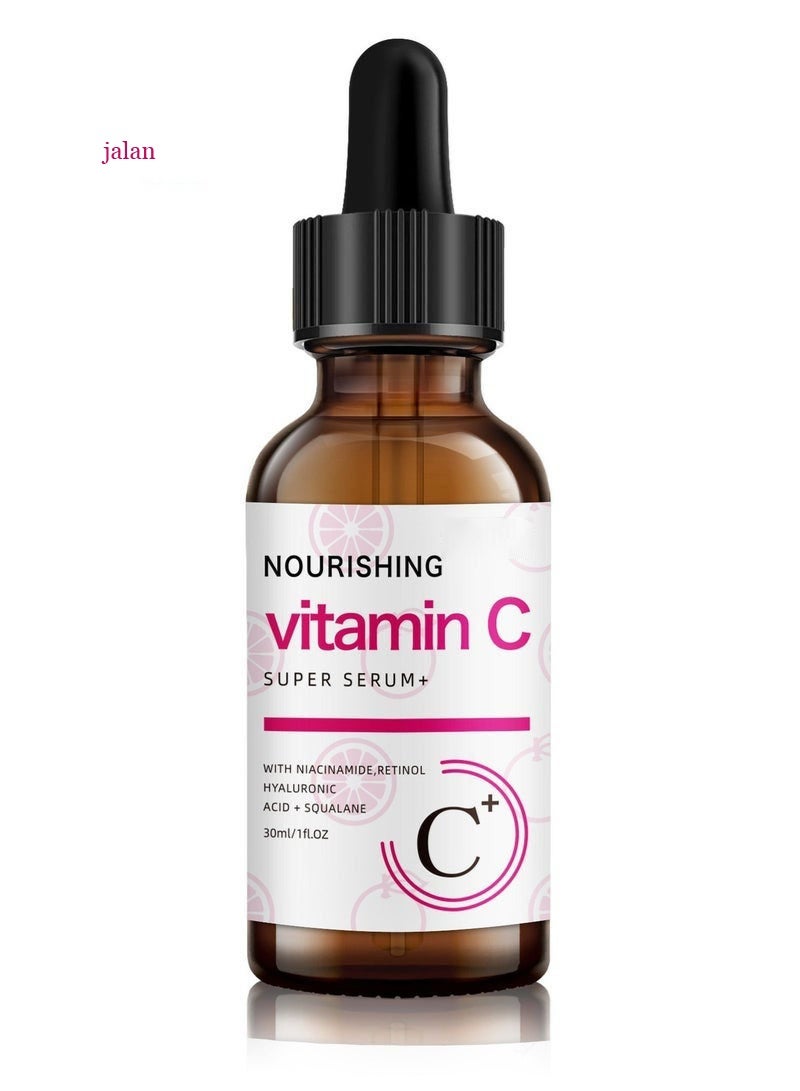 jalan Rapid Brightening Vitamin C Serum 30ml | Gentle Dark Spot Corrector & Face Brightening Serum | Retinol + Salicylic Acid + Hyaluronic Acid + Niacinamide | Targets Uneven Skin Tone, Fine Lines & Roughness | Dermatologist-Tested, Suitable for Sensitive Skin - Image 1