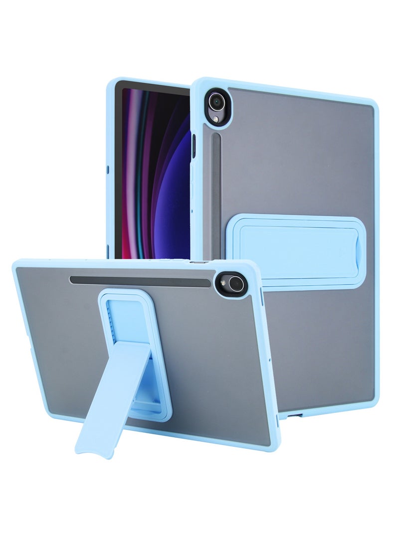 عام غلاف واقي متوافق مع ألواح Samsung Tab S9/S9 FE/S10/S10 FE، غلاف واقي بملمس جلدي مع حامل خفي وحماية كاملة التغطية ومقاومة للخدوش.