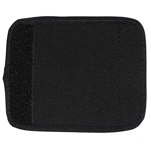 Gowraps Neoprene Luggage Handle Wraps for Traveling Bright Color Luggage Tags|Handle Wraps|Handle Covers (Black) - Image 2