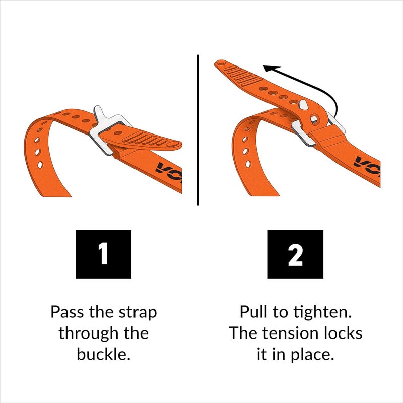 Voile Straps - 20" Aluminum Buckle Black - Image 2