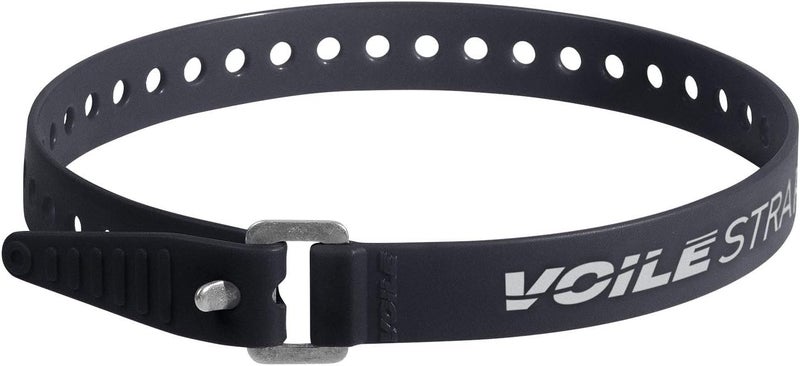 Voile Straps - 20" Aluminum Buckle Black - Image 1
