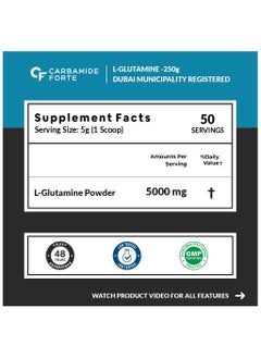 CARBAMIDE FORTE L Glutamine Powder 5000Mg L Glutamine Supplement For Men  - Image 2