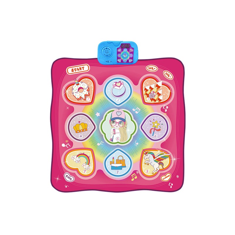 Dance Mat Electronic Light-up Dance Pad Multifunctional Game Pad Outdoor Music Stepping Dance Mat Back Waterproof Anti-slip Christmas Birthday 3 Modes Digital Displays Outdoor Dance Blanket - Image 1