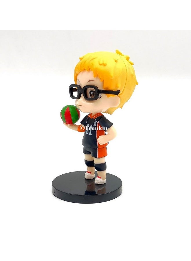 Trunkin - Trunkin | Haikyuu Kei Tsukishima Set B Action Figure | Model Toy Boy Gift Collectible PVC Figure | Volleyball Anime Figurine - Image 1