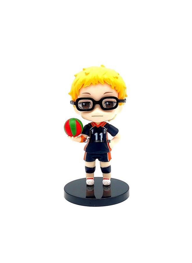 Trunkin - Trunkin | Haikyuu Kei Tsukishima Set B Action Figure | Model Toy Boy Gift Collectible PVC Figure | Volleyball Anime Figurine - Image 1