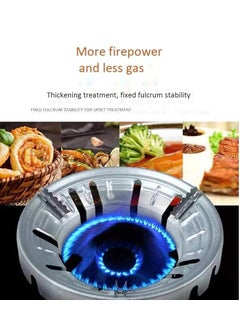 LIQUAZO Gas Stoves Pack Of 4 Gas Saver Burner Stand Gas Chula Burner Gas Saver Stand Jali Ring Fire Windproof Energy Saving LIQUAZOGREY Pack of 3  - Image 5