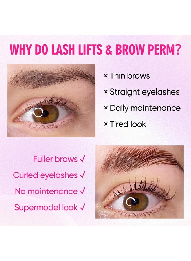 پيرمانيا طقم رفع الرموش، طقم تمويج الرموش، رفع الرموش بسرعة في 5 دقائق في المنزل باستخدام غراء قوي، كيس يمكن التخلص منه، طقم رفع الرموش يدوم 6 أسابيع (30 قطعة) - Image 5