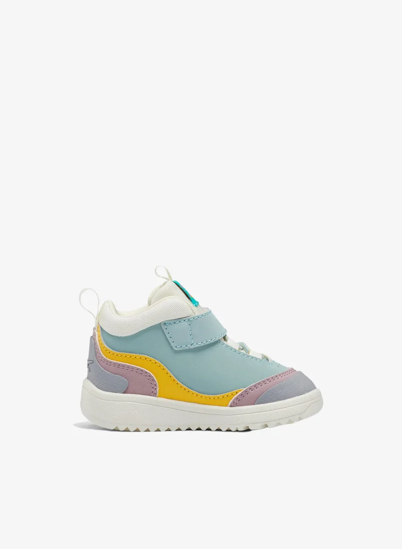 Reebok Weebok Storm X Baby Shoes In Seaside Grey/Always Yellow/Classic Teal