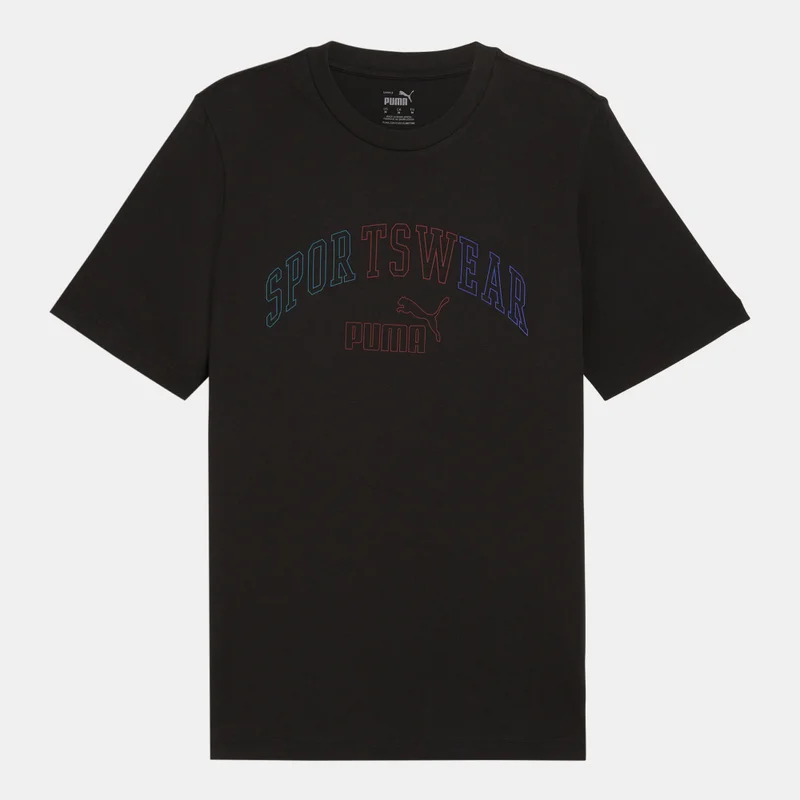 PUMA Men's Essentials+ Logo Lab Gradient T-Shirt
