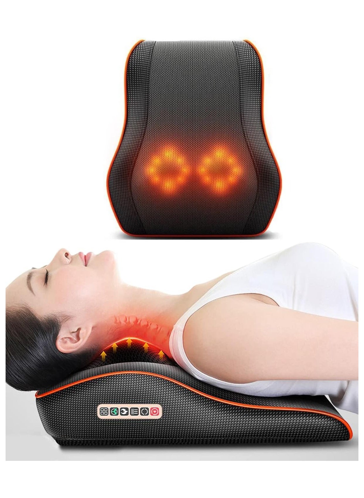 Should Cervical Spine Waist Back Massager, Multifunctional Body Massage Pillow 