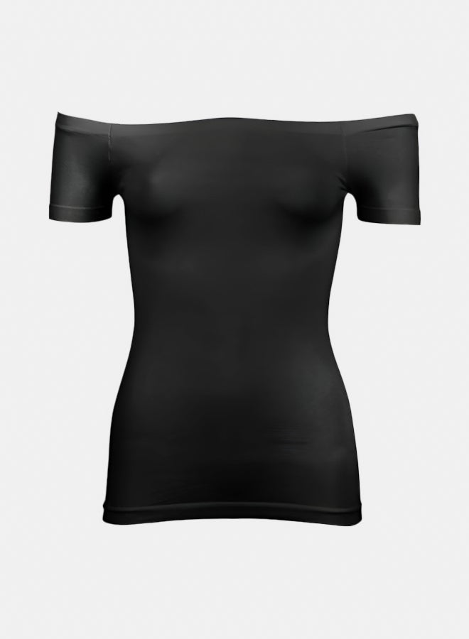 Silvy Lycra Nancy Half Sleeves Off Shoulder Top For Women - Image 1