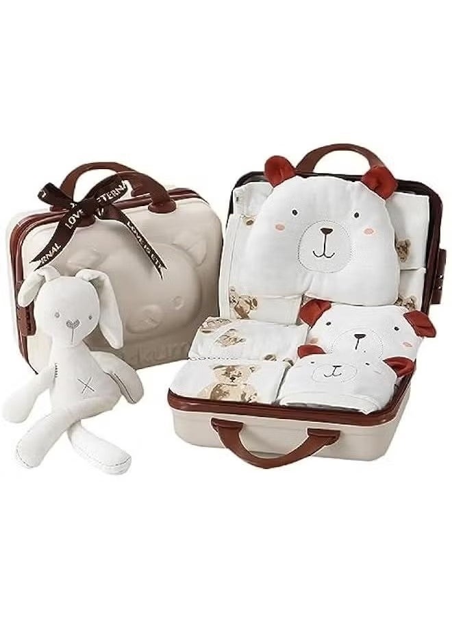 Gonice Winter Warm Newborn Baby Gifts Set Newborn Layette Gift Set Baby Girl Boy Gifts Premium Cotton Baby Clothes Accessories Set Fits Newborn to 3 Months  - Image 1