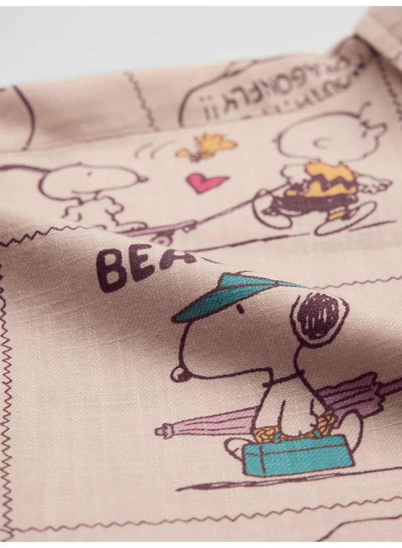 The Souled Store  The Souled Store Women Peanuts Light Pink Graphic Printed Oversized Shirts for Women | Best Price UAE