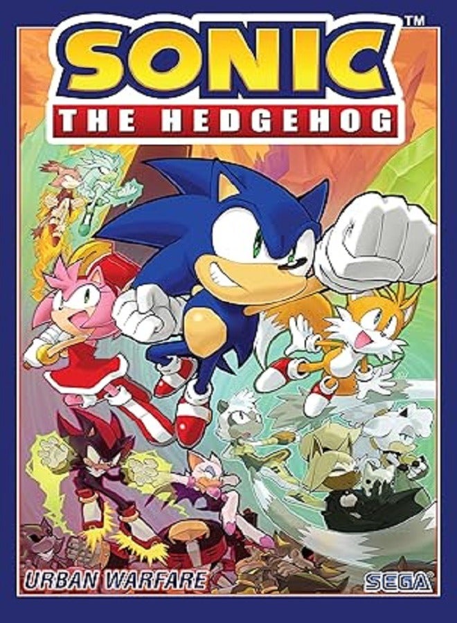 Sonic The Hedgehog Vol. 15 Urban Warfare By Flynn, Ian - Stanley, Evan - Thomas, Adam Bryce - Rothlisberger, Thomas Paperback 