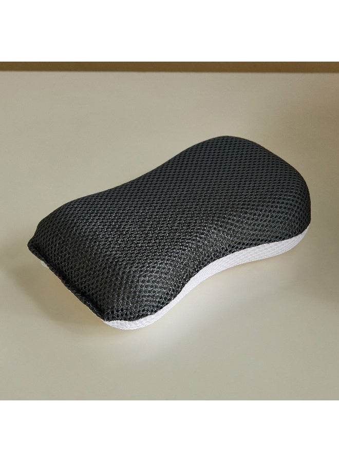 Home Box Textured Cleaning Sponge in Black - Image 1