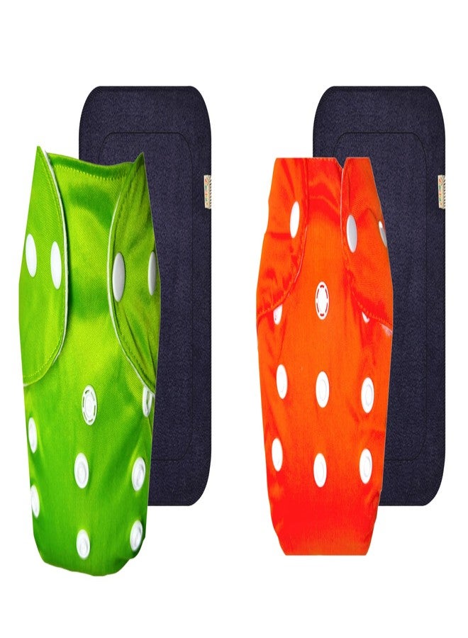 Dumbledo Lite Cloth Diaper with Gray Insert (Pack of 2) | Soft & Gentle | Reusable & Washable | Easy to Clean | Trusted by Moms | 3 Months - 2 Years | Unisex Baby - Image 1