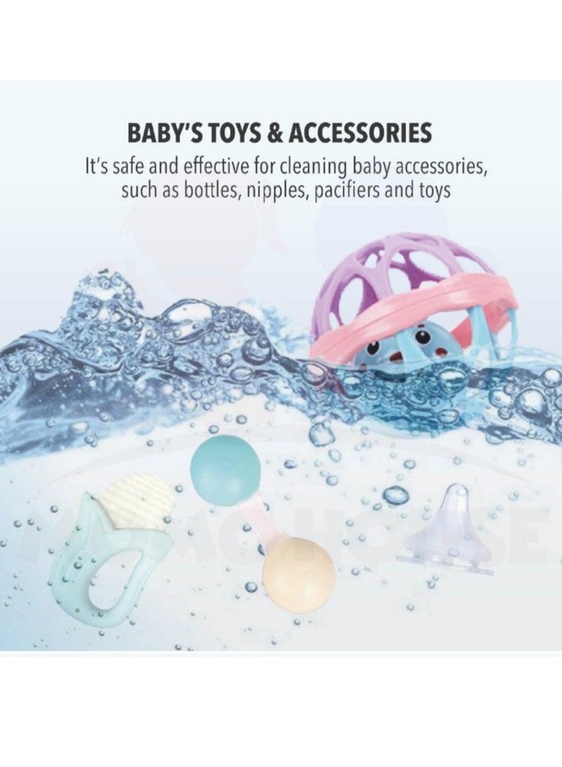 EMXEE Baby Bottle Cleanser, Gentle Fruit Fragrance - Safe, Effective, and Easy to Rinse - Suitable for All Baby Feeding Items - Free from Harsh Chemicals 500 ml - Image 4