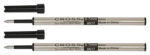 Cross Selectip Gel Rollerball Pen Refill, Medium Point, Black, 2-Pack (8523-2) - Image 3