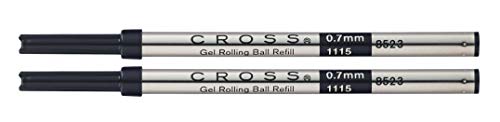 Cross Selectip Gel Rollerball Pen Refill, Medium Point, Black, 2-Pack (8523-2) - Image 2