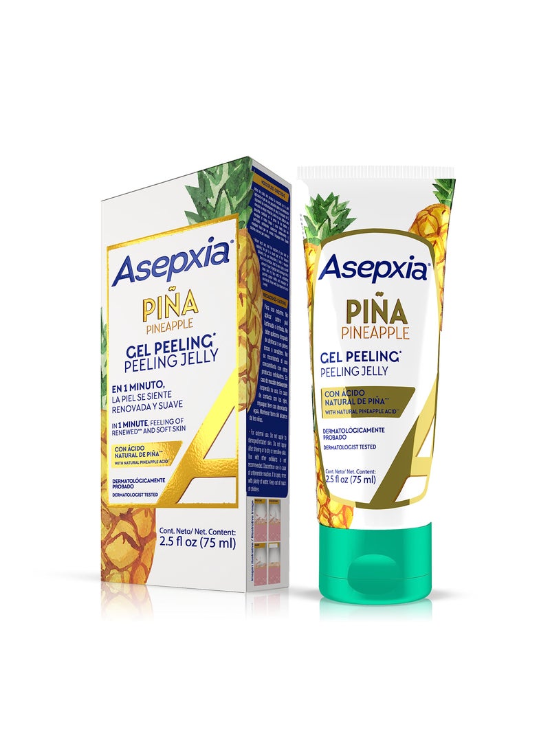Asepxia - Asepxia Face Peel Facial Exfoliator Peeling Jelly with Natural Pineapple Enzyme NonAbrasive Gentle Hydrating Cleansing  Exfoliating GelBased Skin Care 25 ounce - Image 1