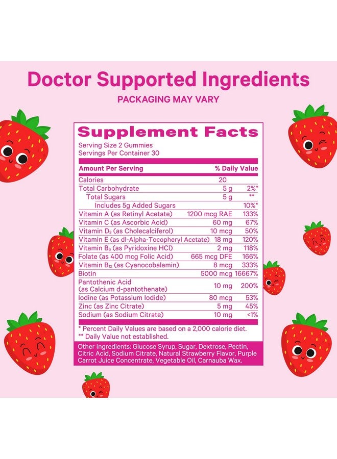 Pink Stork فيتامينات متعددة للشباب من بينك ستورك - البيوتين، مضادات الأكسدة، فيتامين E - فيتامينات + مغذيات مدروسة سريرياً للشباب - شعر جميل، بشرة متألقة، أظافر قوية، + دعم المناعة - 60 حبة جيلاتينية بنكهة التوت - Image 4