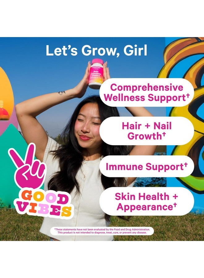 Pink Stork فيتامينات متعددة للشباب من بينك ستورك - البيوتين، مضادات الأكسدة، فيتامين E - فيتامينات + مغذيات مدروسة سريرياً للشباب - شعر جميل، بشرة متألقة، أظافر قوية، + دعم المناعة - 60 حبة جيلاتينية بنكهة التوت - Image 2