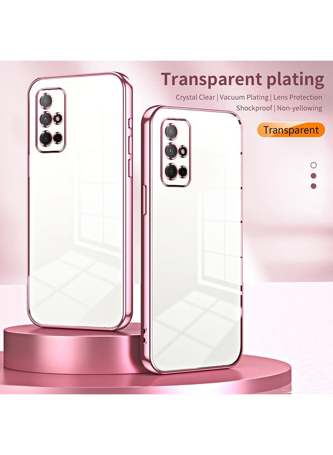 S-TOP Case For Honor 30S Transparent Plating Fine Hole Phone Case - Image 2