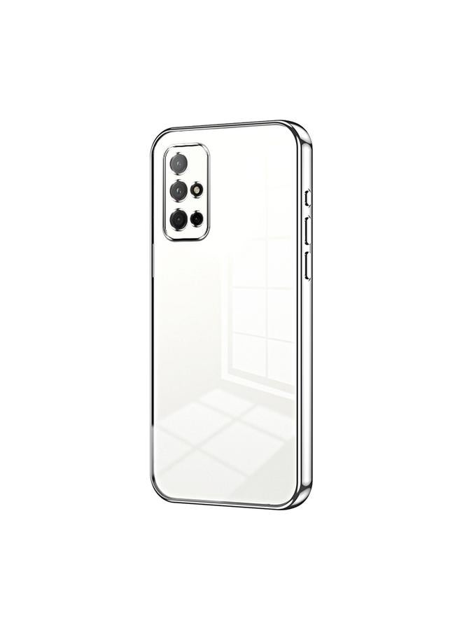 S-TOP Case For Honor 30S Transparent Plating Fine Hole Phone Case - Image 1
