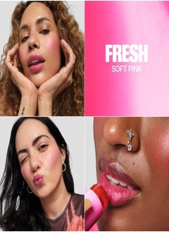 MILK MAKEUP MILK MAKEUP Cooling Water Jelly Tint Lip + Cheek Blush Stain (Fresh - soft pink) .17 oz / 5 g  - Image 2