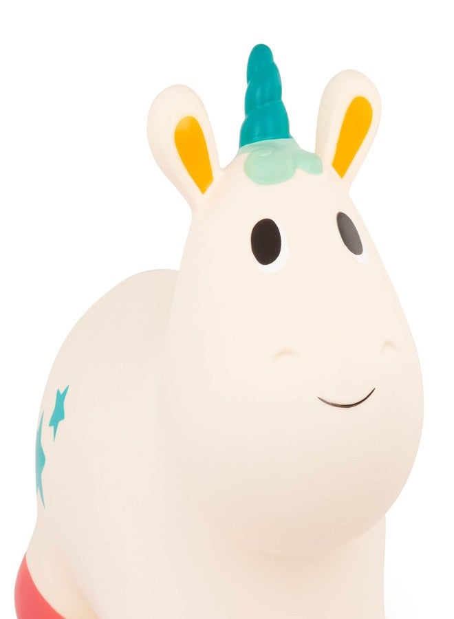 B. toys - Ride - On Unicorn Bouncer - Bouncy Animal Toy - Inflatable Hopper & Air Pump - Bouncing & Active Play - 18+ Months - Bouncy Boing - Pixie - Image 5