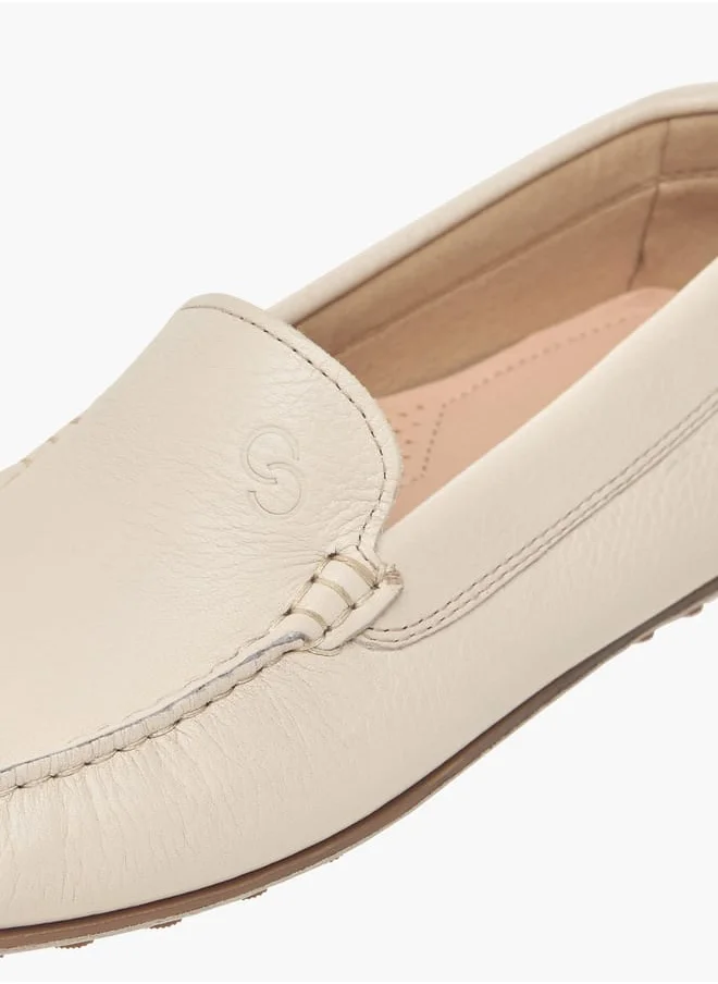 Celeste Womens Solid Slip-On Loafers