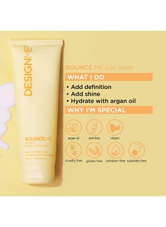 Bounce.Me Curl Balm By Designme ; Curl Cream For Curly Hair With Nourishing Argan Oil ; Wave Coil And Curl Defining Cream ; Sulfate Free And Paraben Free Curling Cream For Curly Hair (8.5 Fl Oz) - pzsku/ZD64F605E447163BD1EC1Z/45/_/1696662418/68bcc77c-9baf-453d-8c7f-a635fe6e8c01